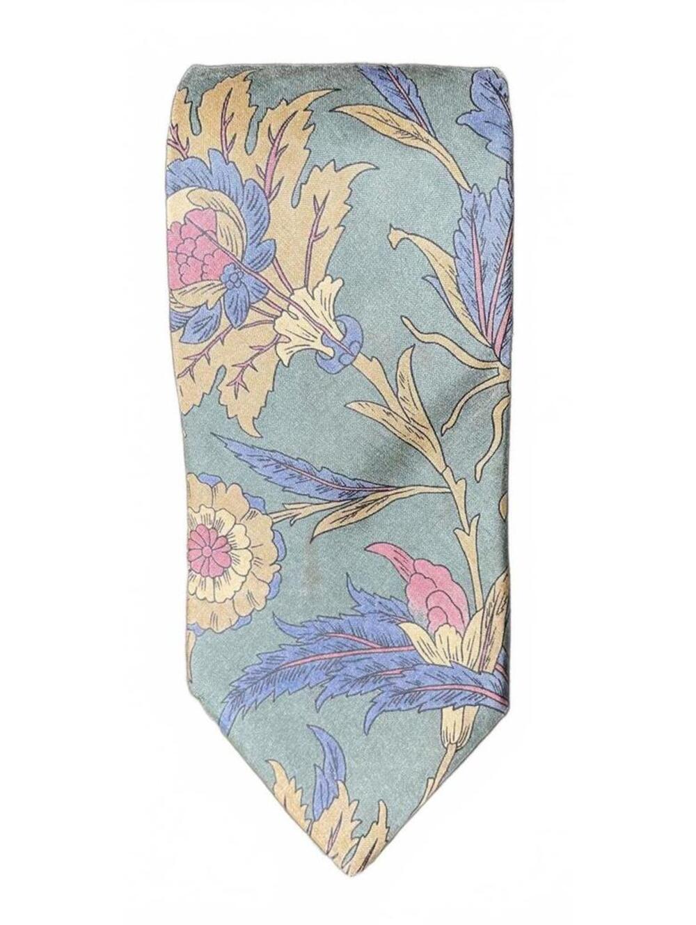 Vintage Regent House Collection Floral Pattern Men's Tie Made in USA